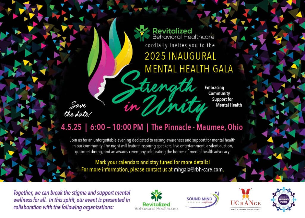 A poster for the 2 0 2 3 inaugural mental health gala.